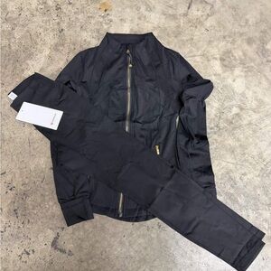 lululemon athletica Black Leggings and Jacket Set